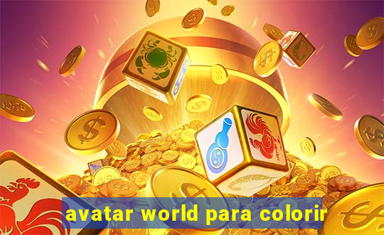 avatar world para colorir